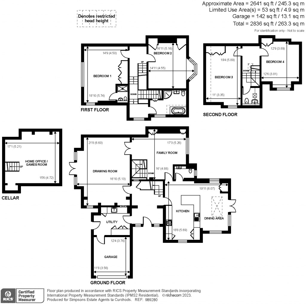 Floorplans For Heathfield Road, Woking, GU22