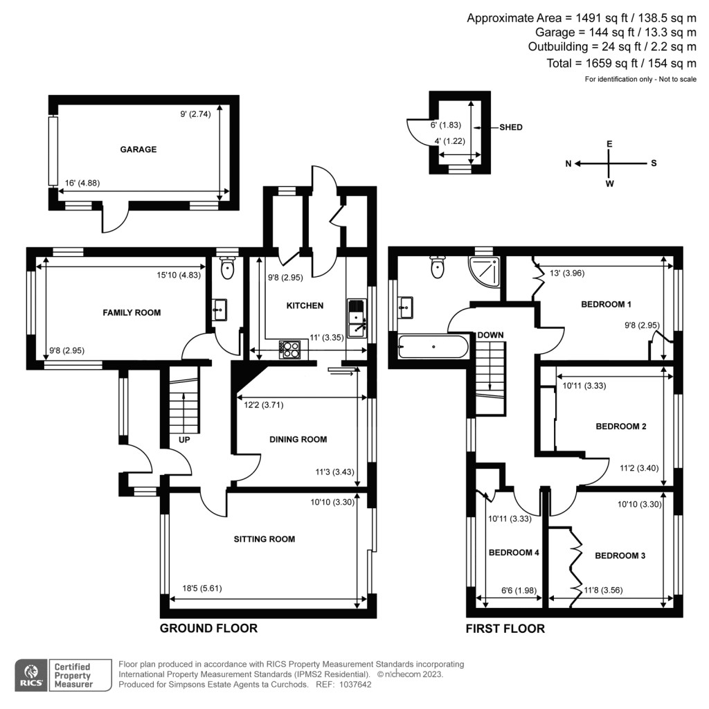 Floorplans For Prey Heath Road, Worplesdon, Woking, GU22