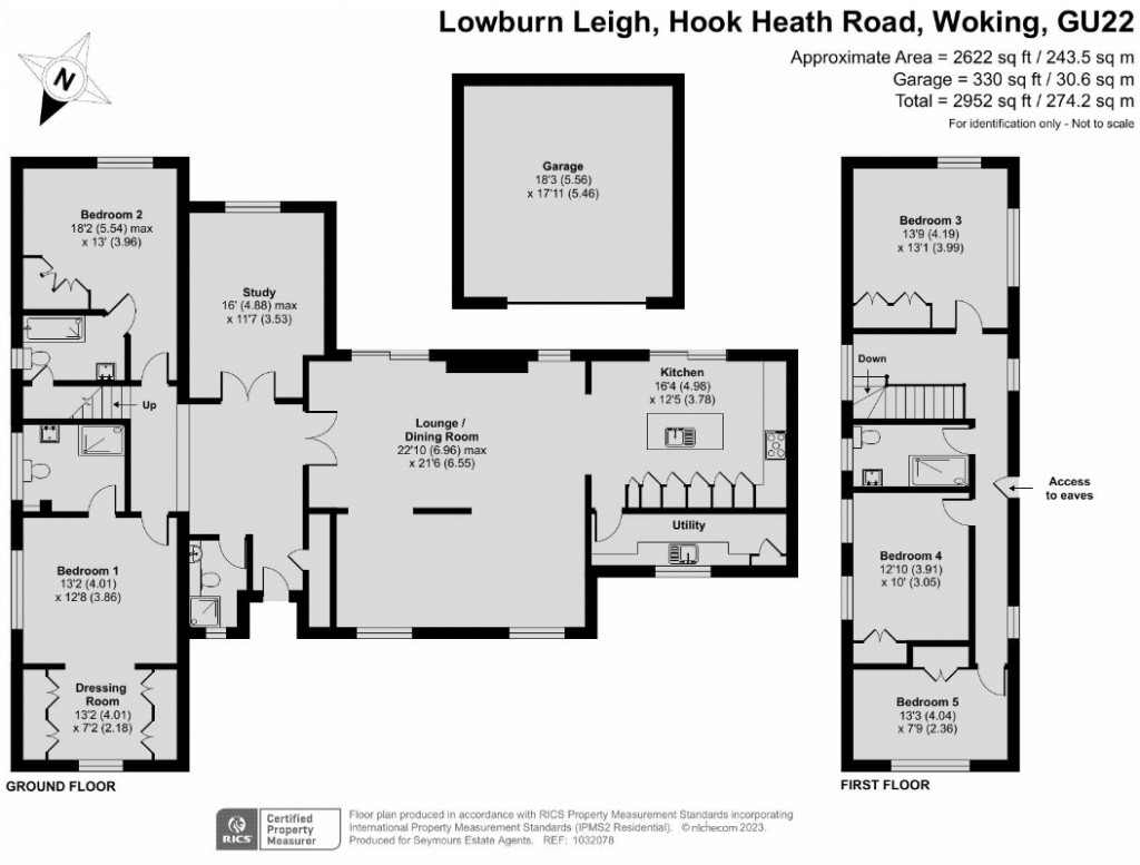 Floorplans For Hook Heath Road, Woking, Hook Heath, GU22