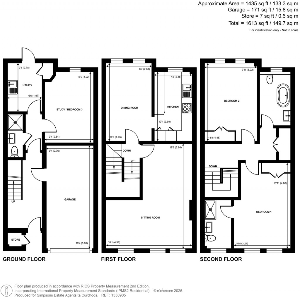 Floorplans For Knaphill, Woking