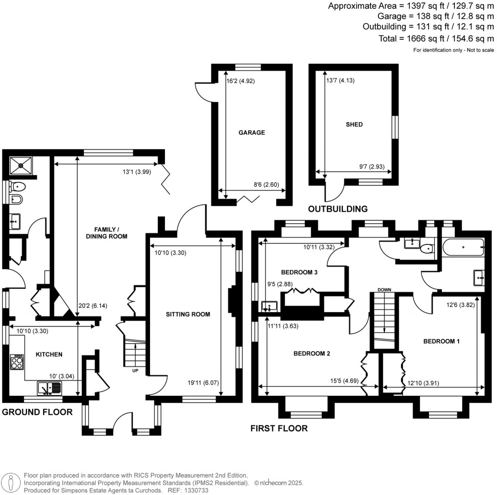 Floorplans For The Riding, Woodham, Surrey