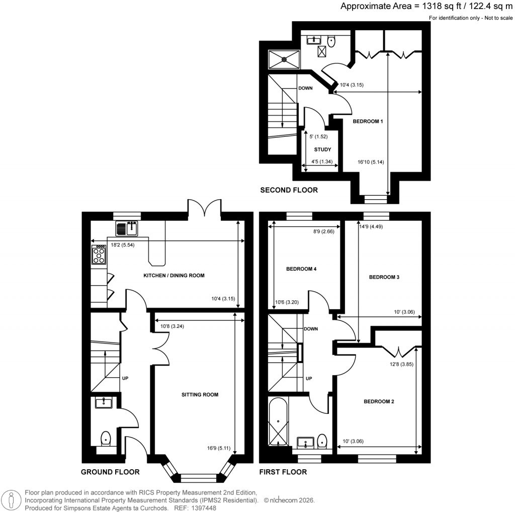 Floorplans For Knaphill, Woking, Surrey