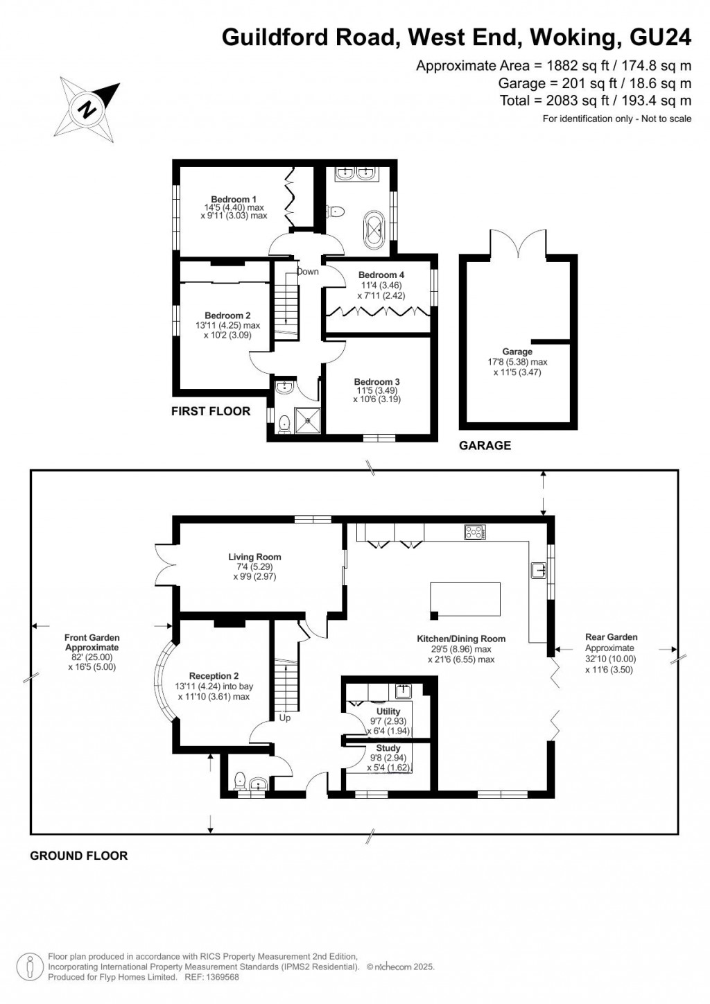 Floorplans For West End, Woking, Surrey