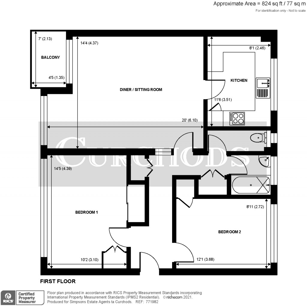 Floorplans For South View Court, Woking, Surrey