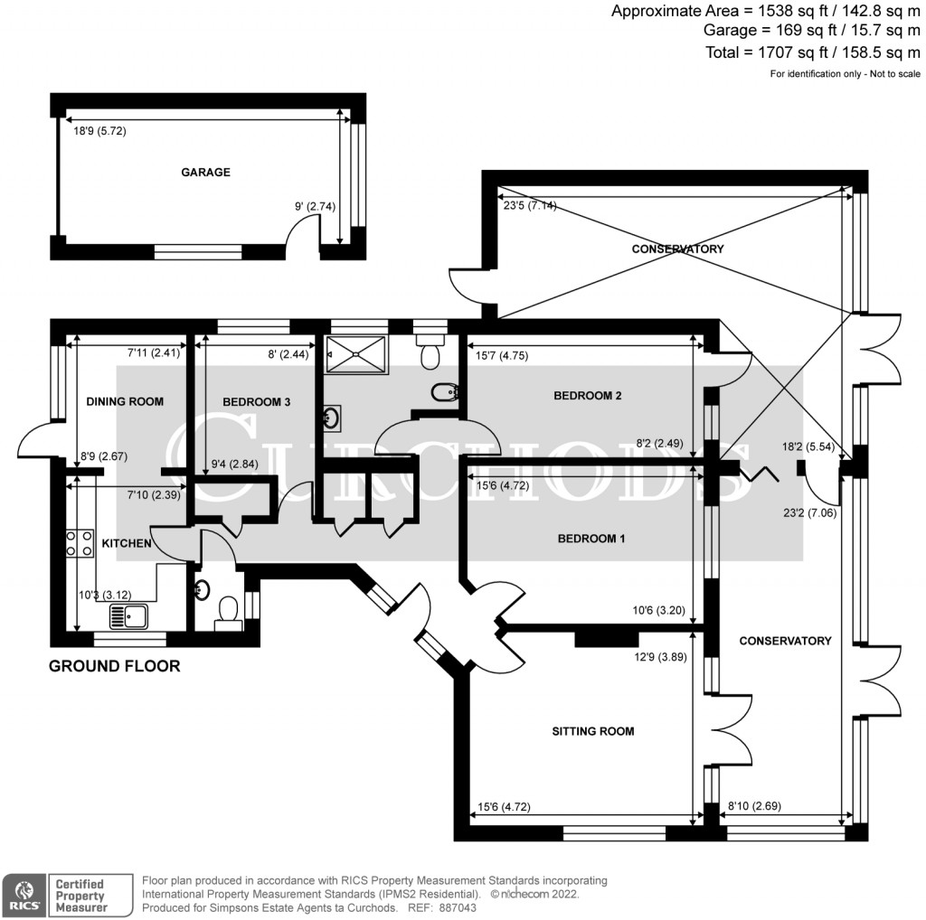 Floorplans For Potters Lane, Send, Woking, GU23