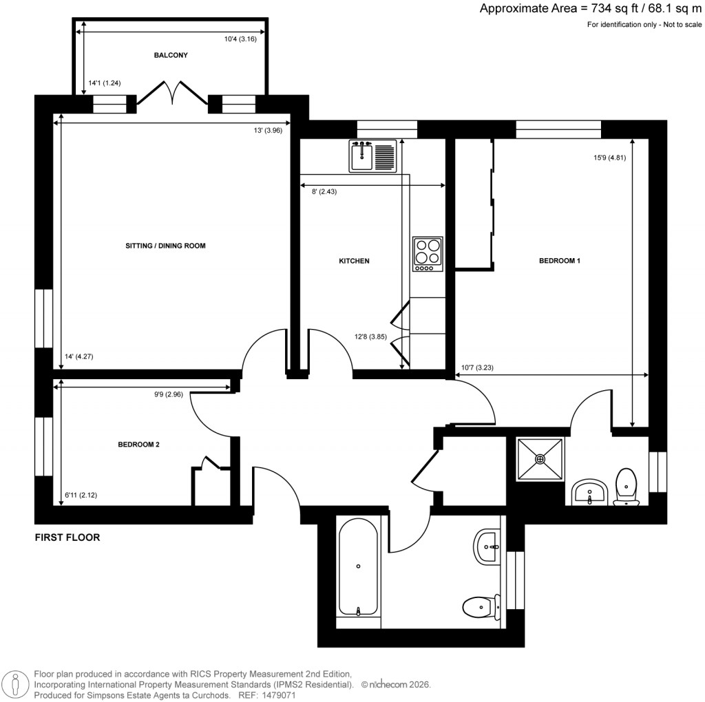 Floorplans For West Hill Road, Woking
