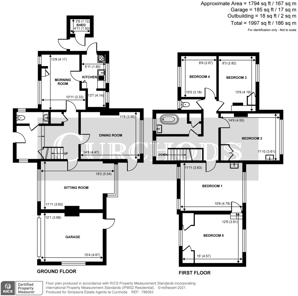 Floorplans For Hook Heath Avenue, Hook Heath, Woking, GU22
