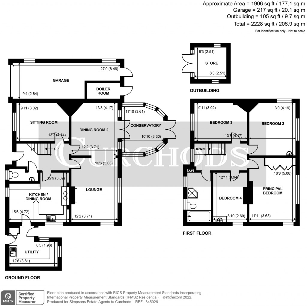 Floorplans For Hockering Gardens, Woking, GU22