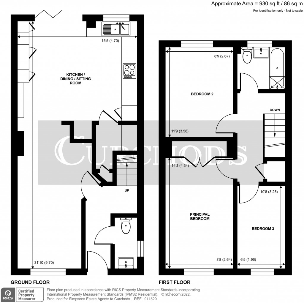 Floorplans For Barton Close, Knaphill, Woking, GU21