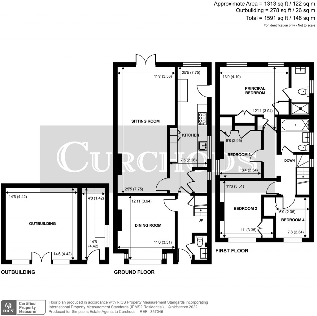 Floorplans For Thornash Road, Horsell, Woking, GU21