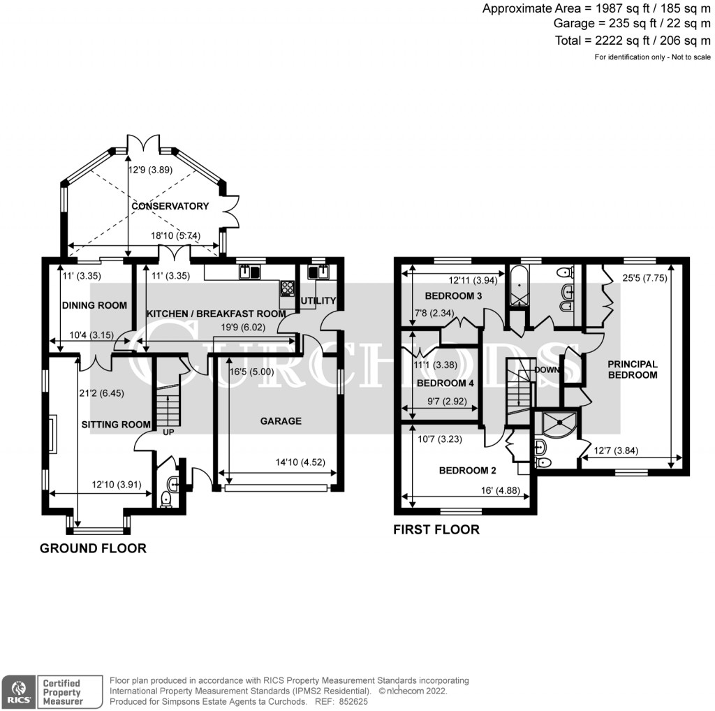 Floorplans For Saunders Lane, Mayford, Woking, GU22