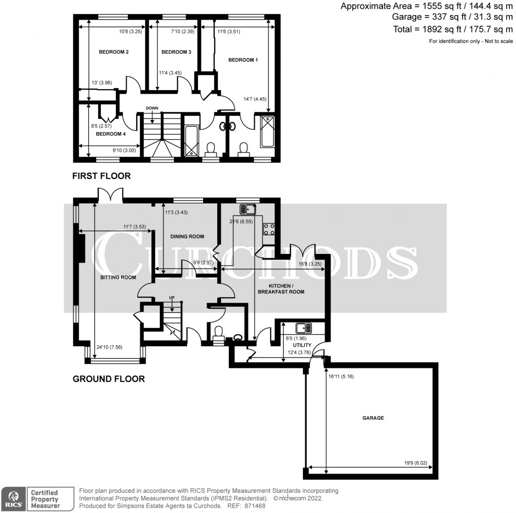 Floorplans For The Dell, St Johns, Woking, GU21