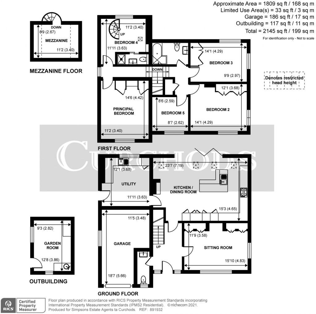 Floorplans For Fenns Way, Horsell, Woking, GU21