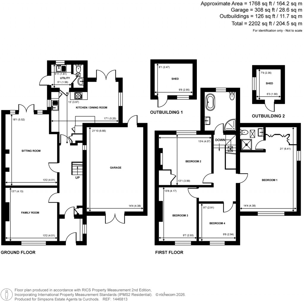 Floorplans For Knaphill, Woking, Surrey