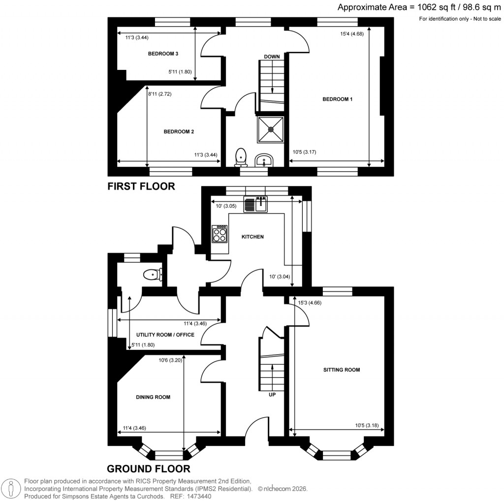 Floorplans For Kemishford, Worplesdon, Woking