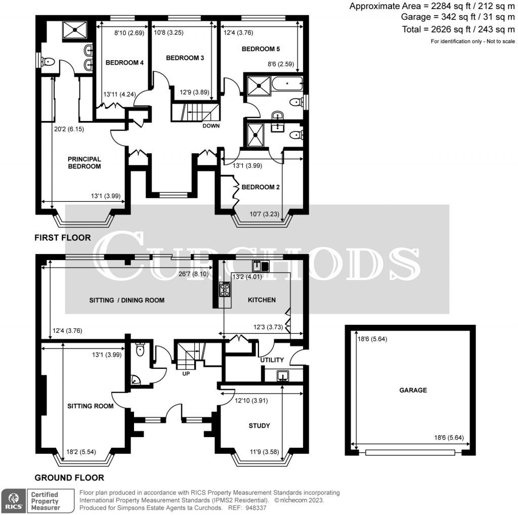 Floorplans For Jopling Road, Bisley, Woking, GU24