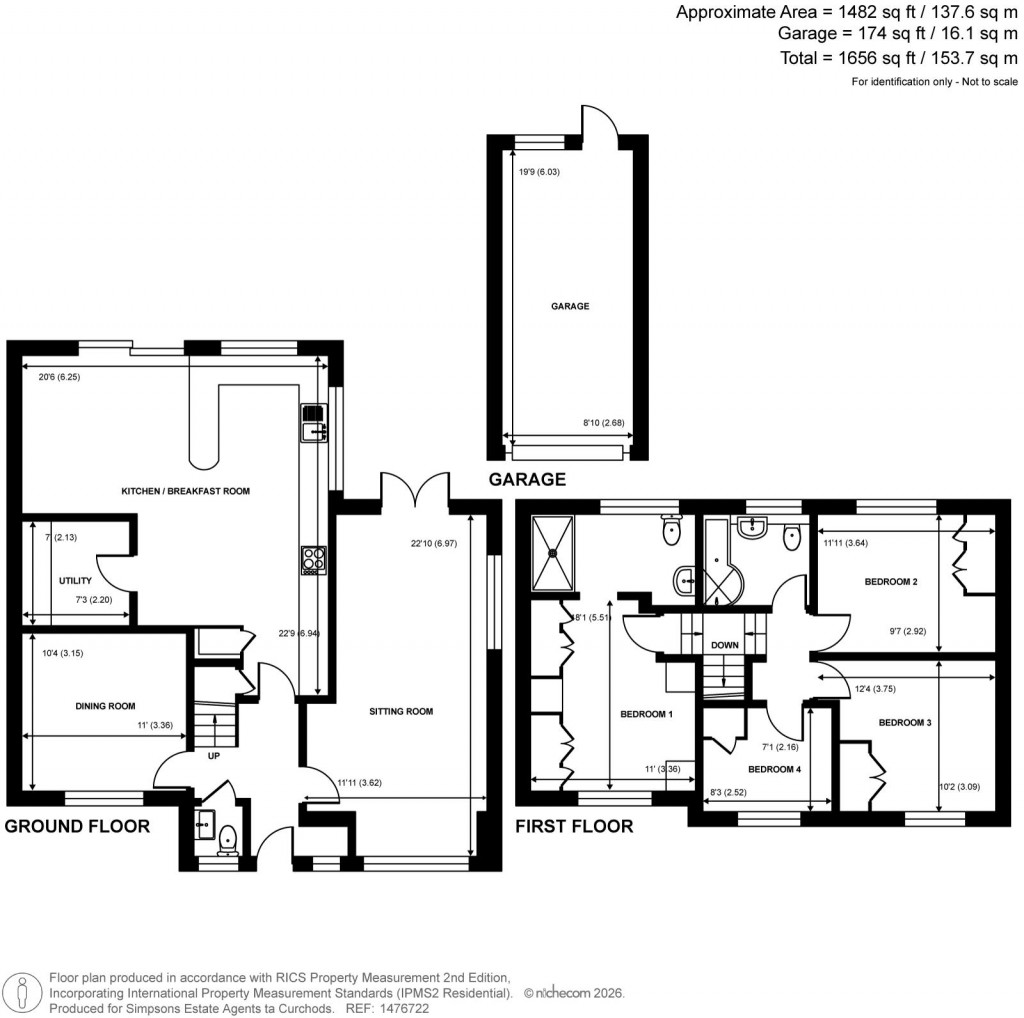 Floorplans For Pine Tree Hill, Pyrford, Surrey