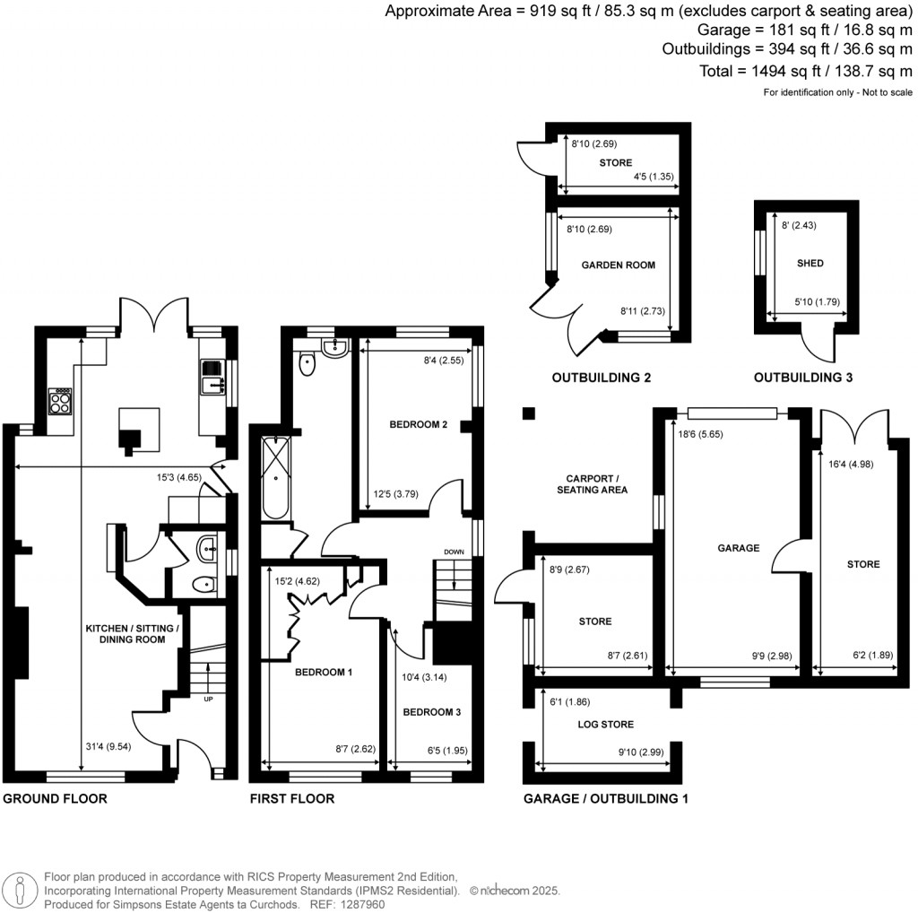 Floorplans For Bonners Close, Woking, Surrey