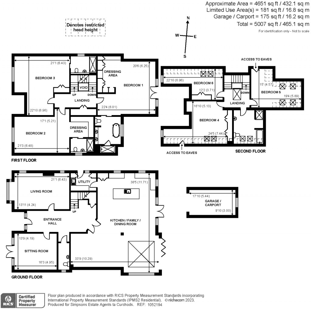 Floorplans For Holly Bank Road, Hook Heath, GU22