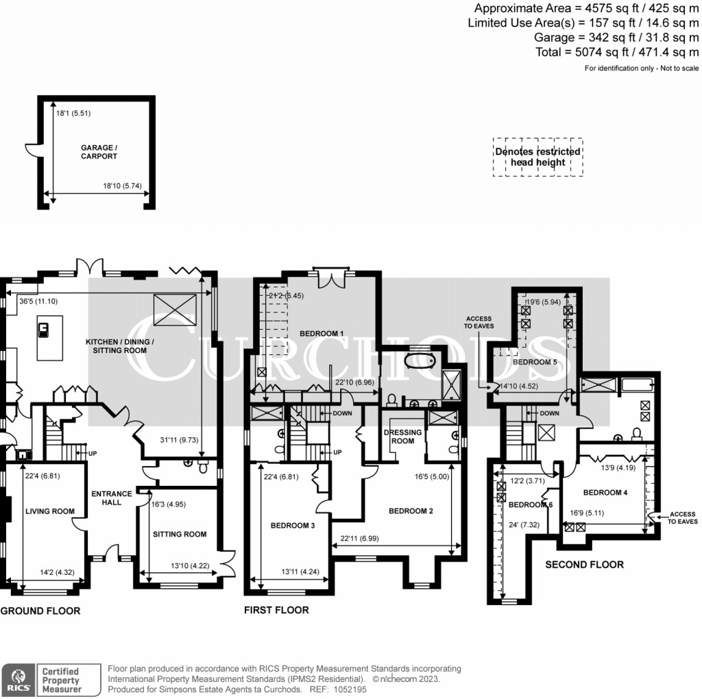 Floorplans For Holly Bank Road, Hook Heath, GU22