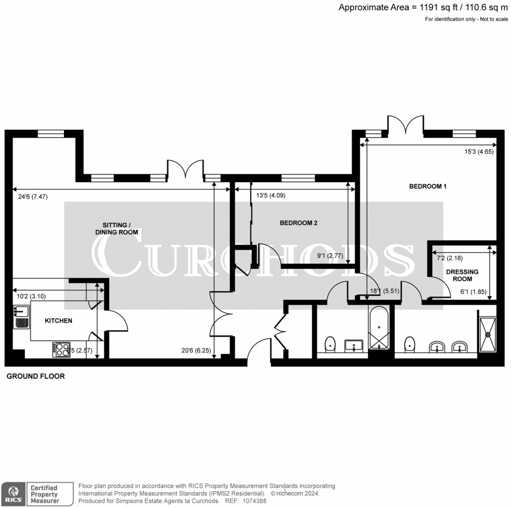 Floorplans For Gresham Park Road, Old Woking, Woking, GU22