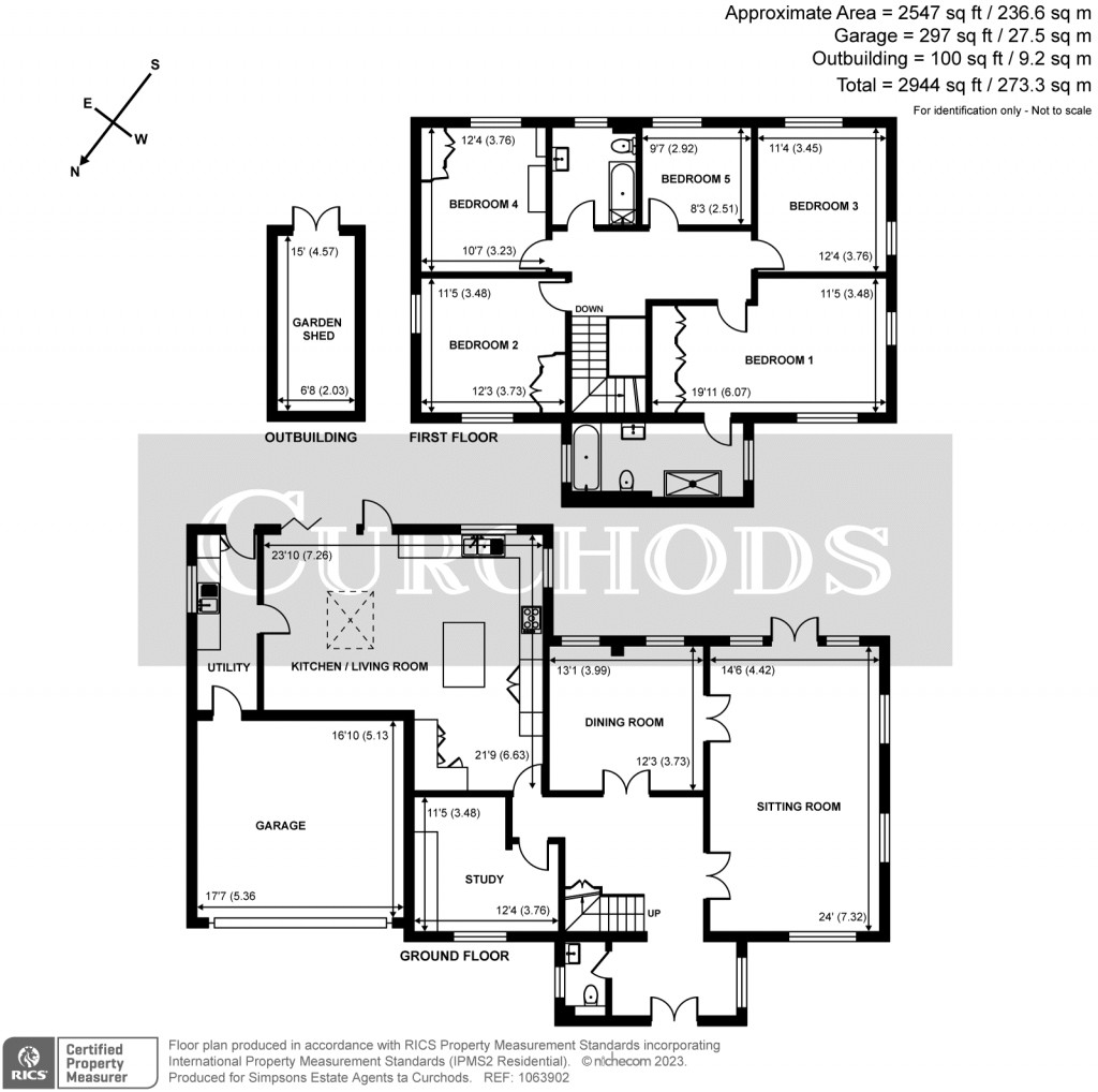 Floorplans For Mile Path, Hook Heath, GU22