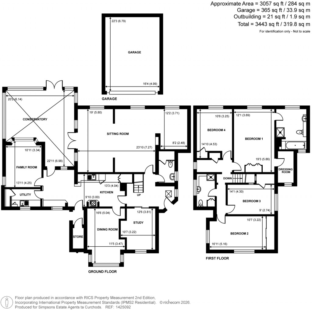 Floorplans For Knowl Hill, The Hockering, Woking