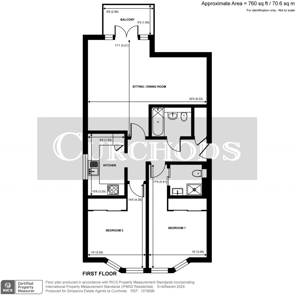 Floorplans For Pembroke Road, Woking, Surrey