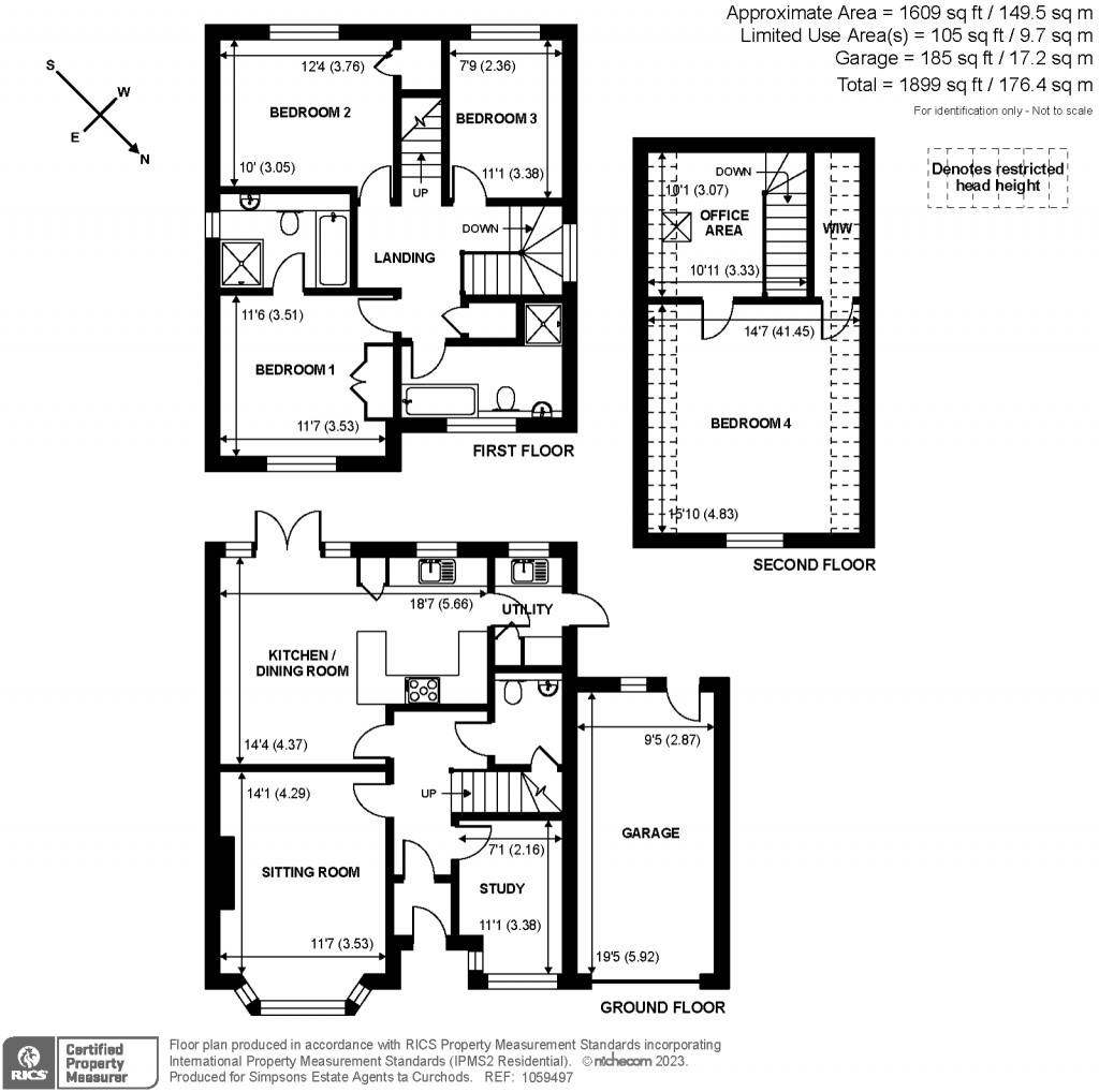 Floorplans For East Hill, Woking, GU22