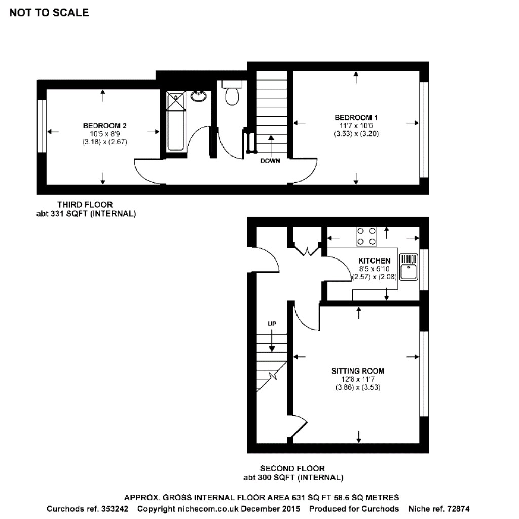 Floorplans For Creswell Corner, Anchor Hill, Knaphill, GU21