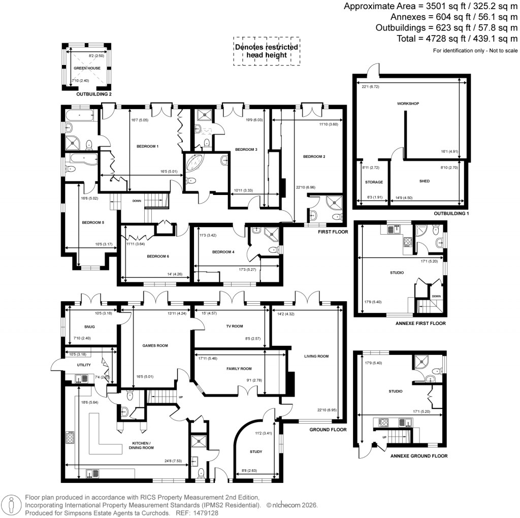 Floorplans For Woodham Road, Horsell, Surrey