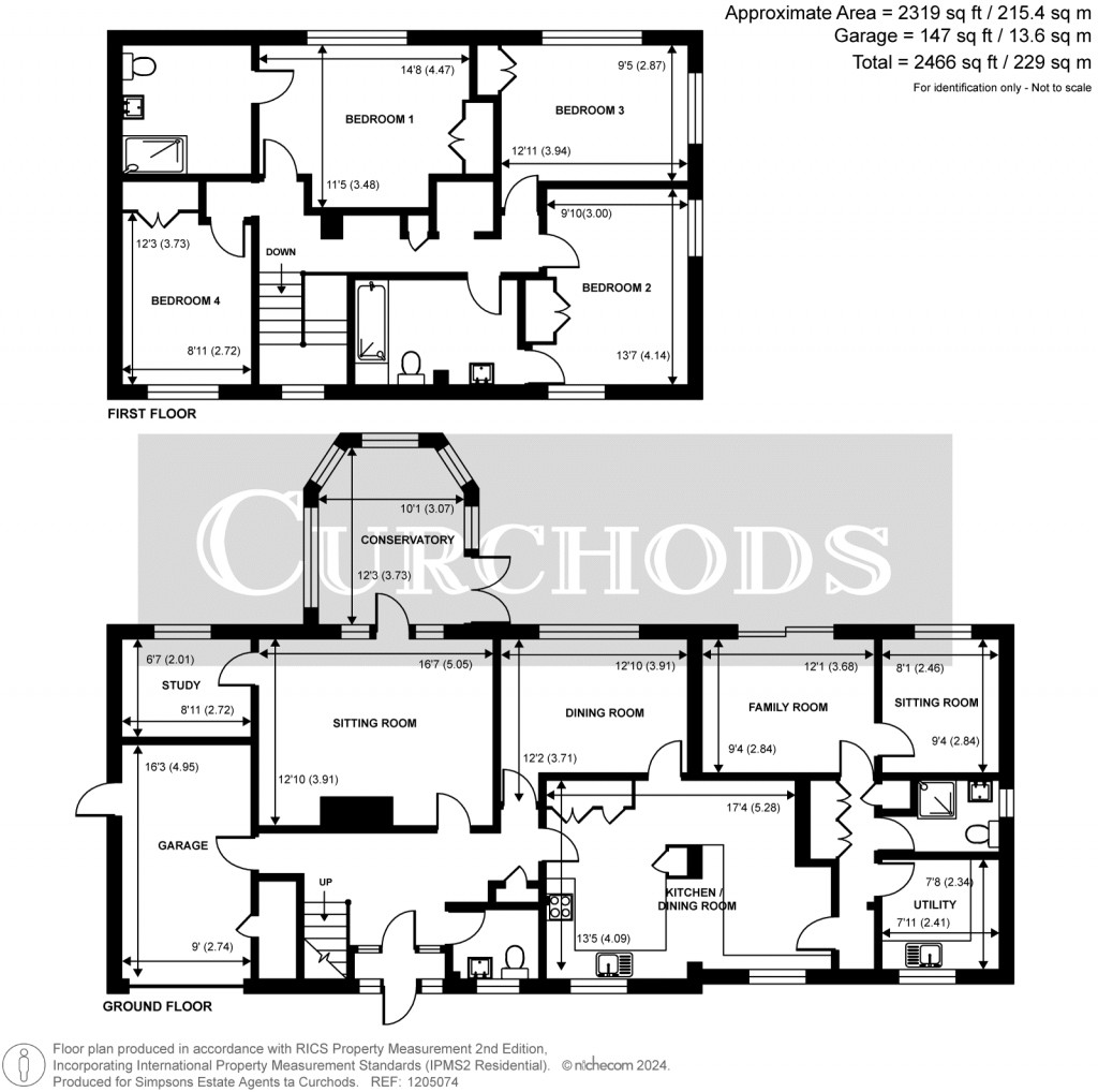 Floorplans For Woodham Road, Woking, GU21