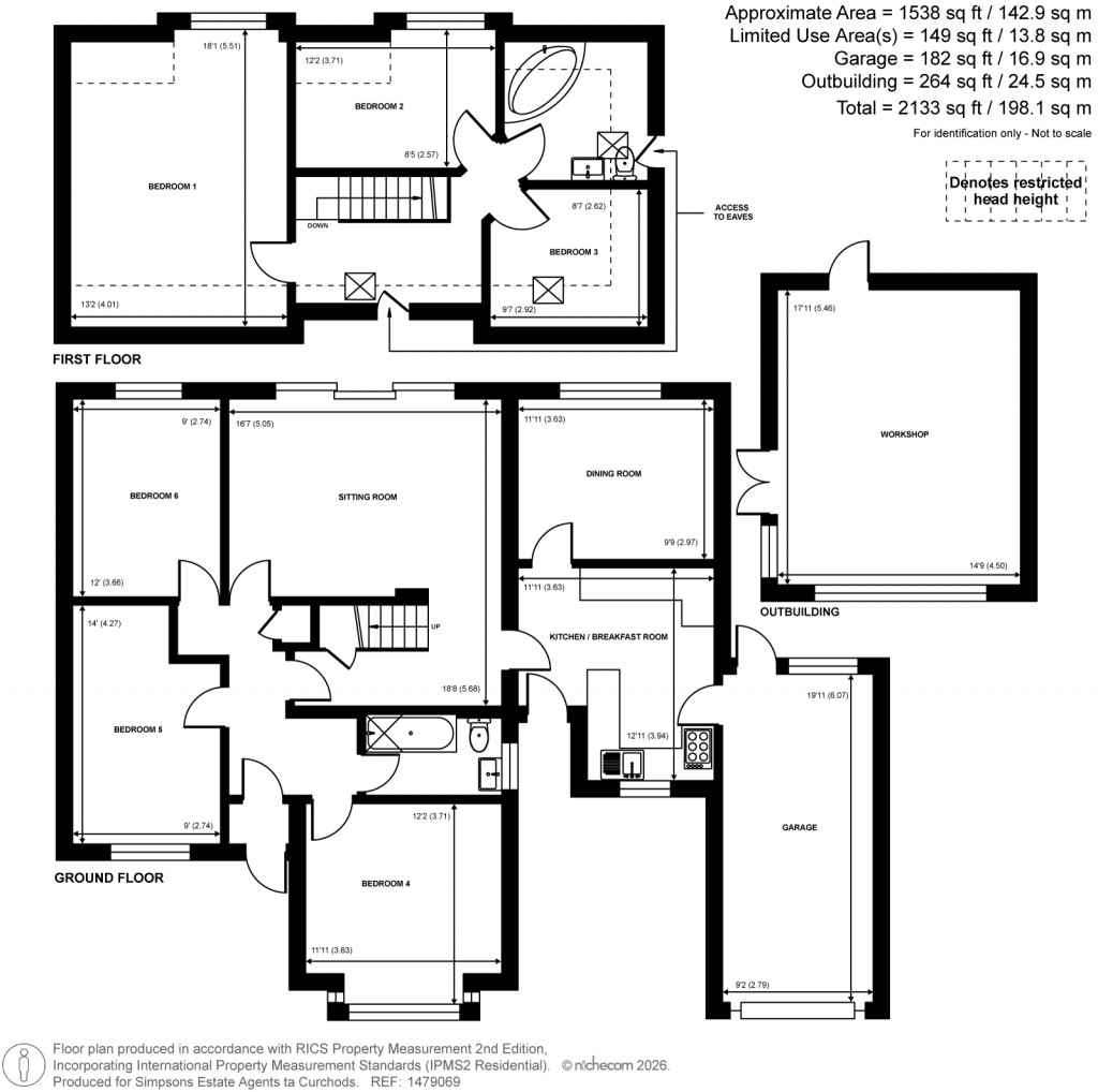 Floorplans For Send Road, Send, Woking