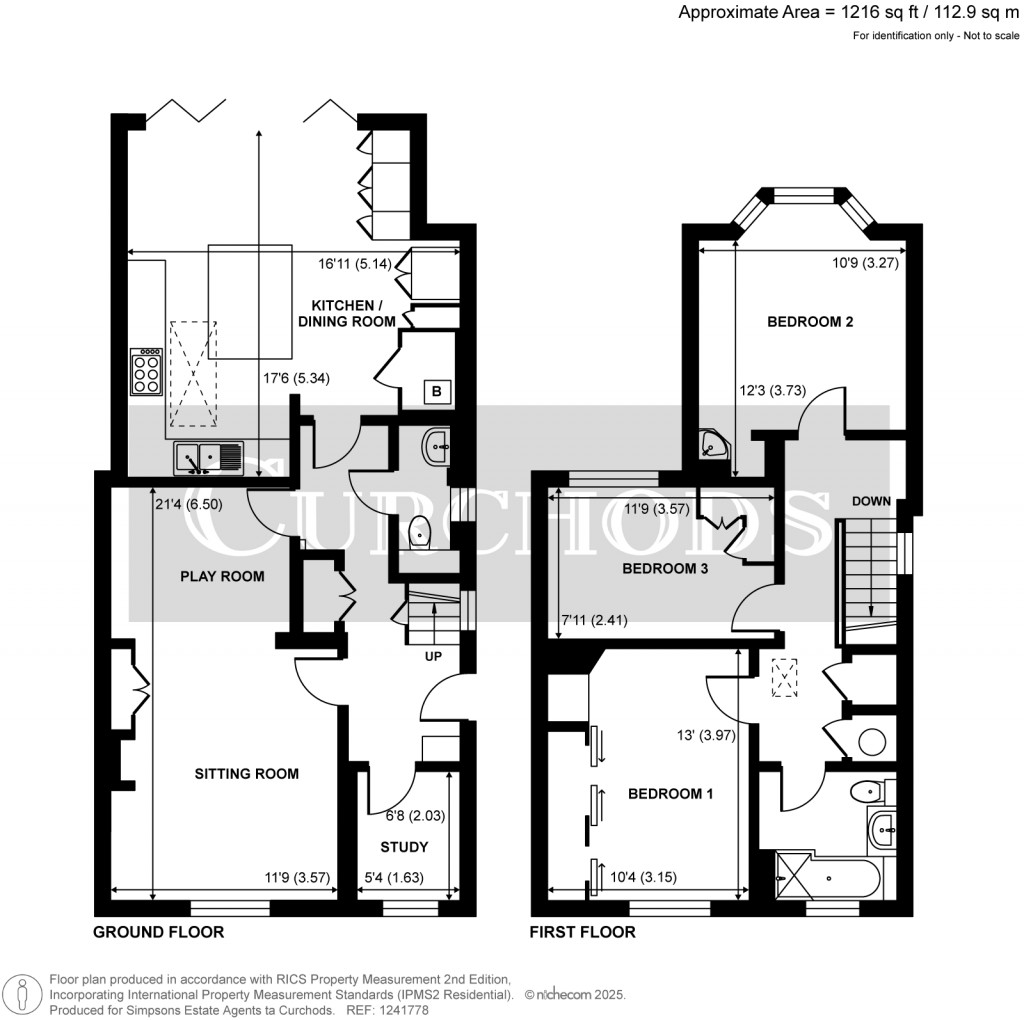 Floorplans For Kirby Road, Horsell, Surrey