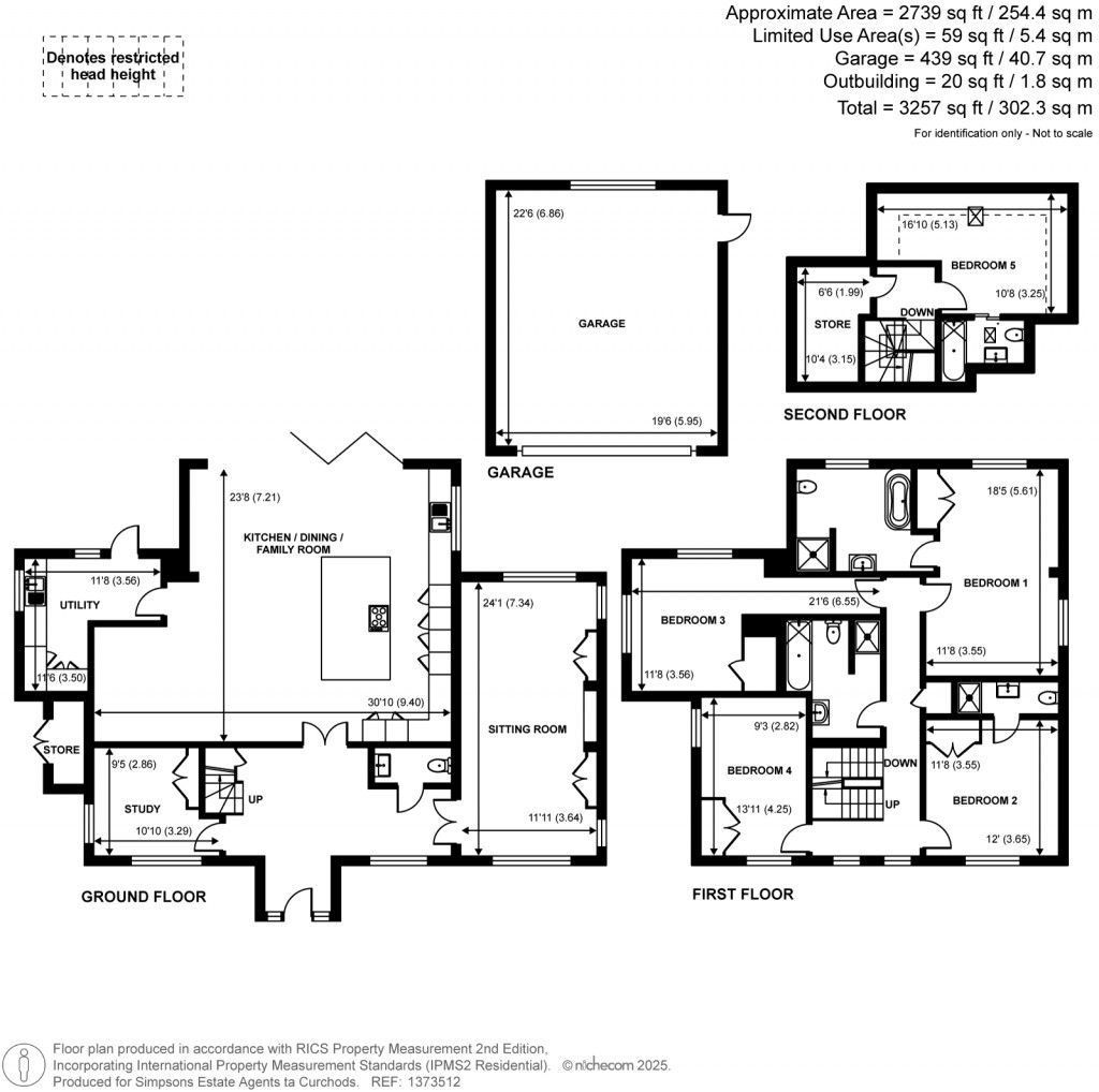 Floorplans For Brookwood, Woking, Surrey