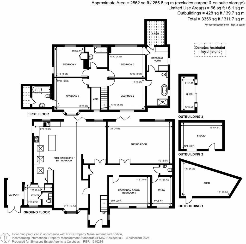 Floorplans For Send, Woking, Surrey
