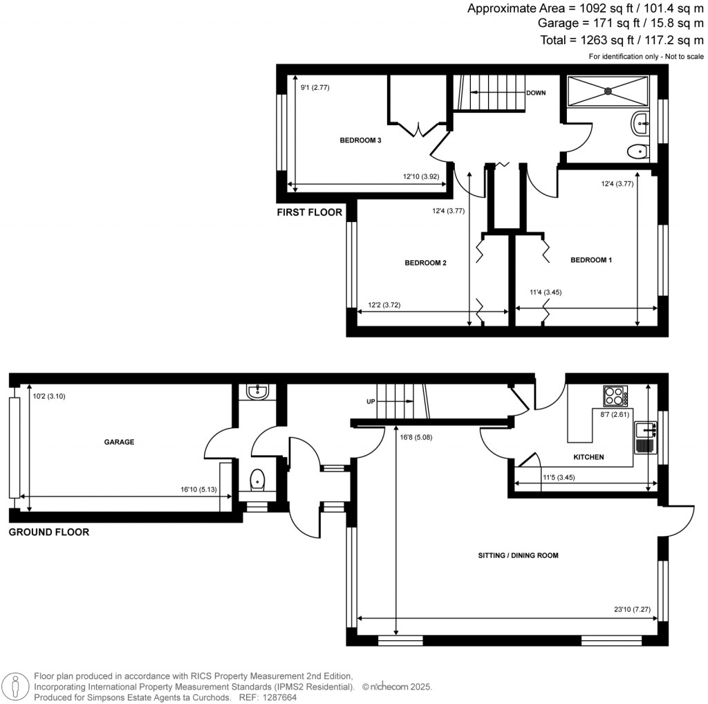 Floorplans For Vicarage Road, Woking, Surrey
