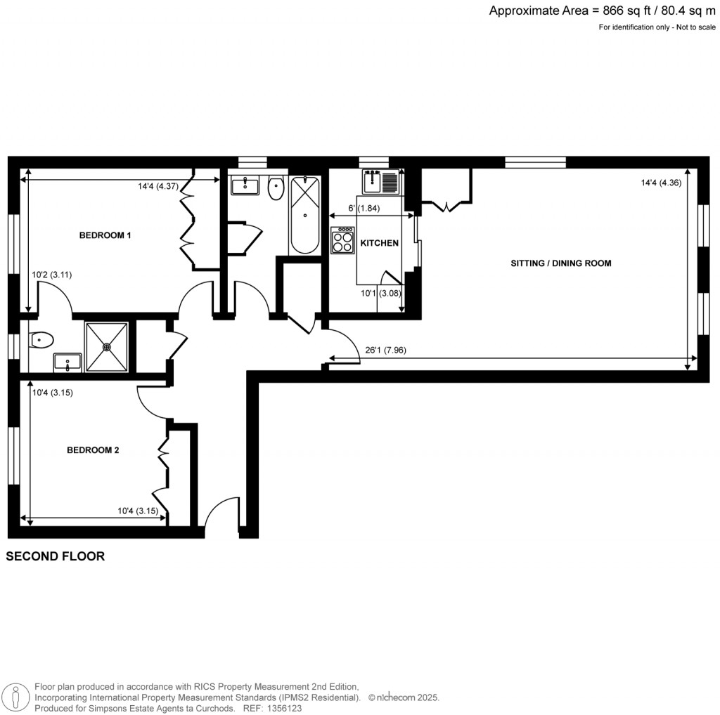 Floorplans For Heathside Road, Woking, Surrey