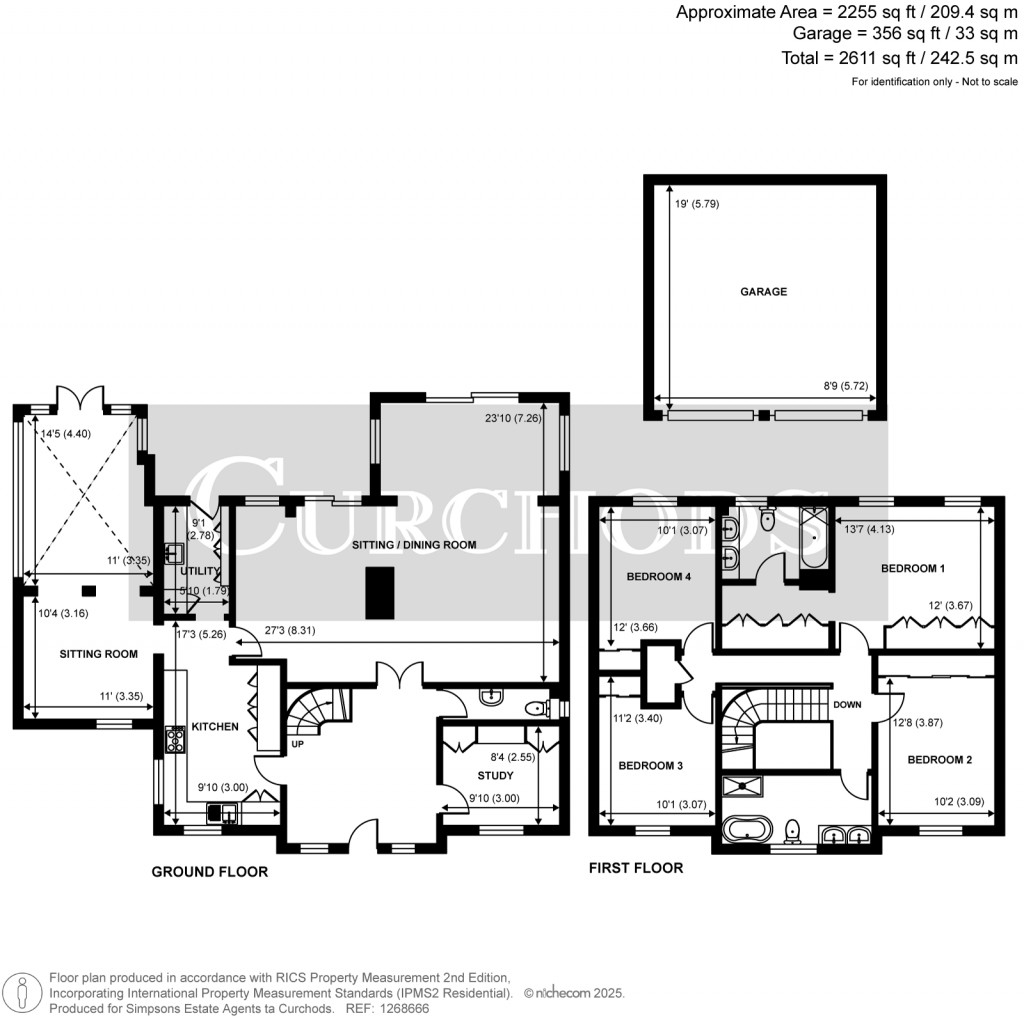 Floorplans For Allen House Park, Hook Heath, Surrey