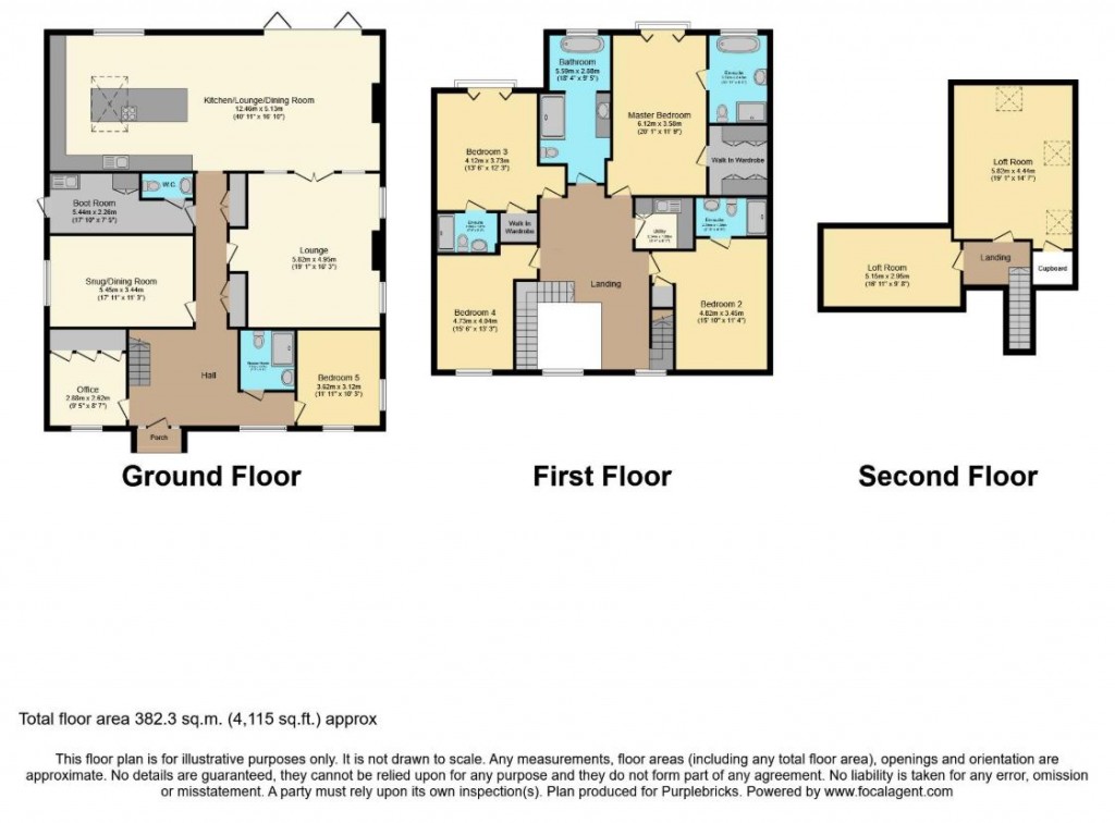 Floorplans For Hillside, Woking, Surrey
