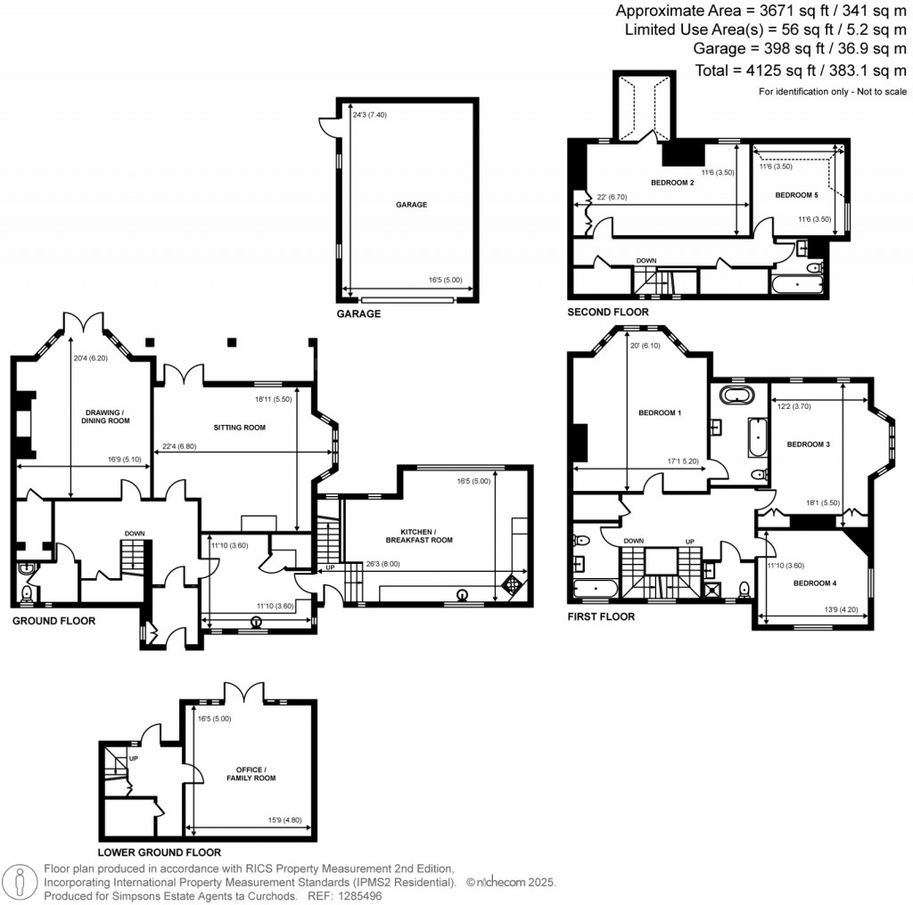 Floorplans For Danes Hill, The Hockering, GU22