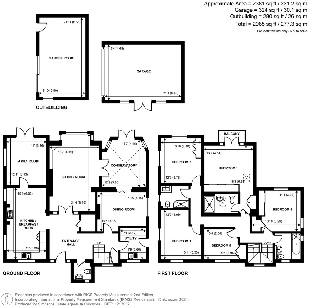 Floorplans For The Avenue, Chobham, GU24