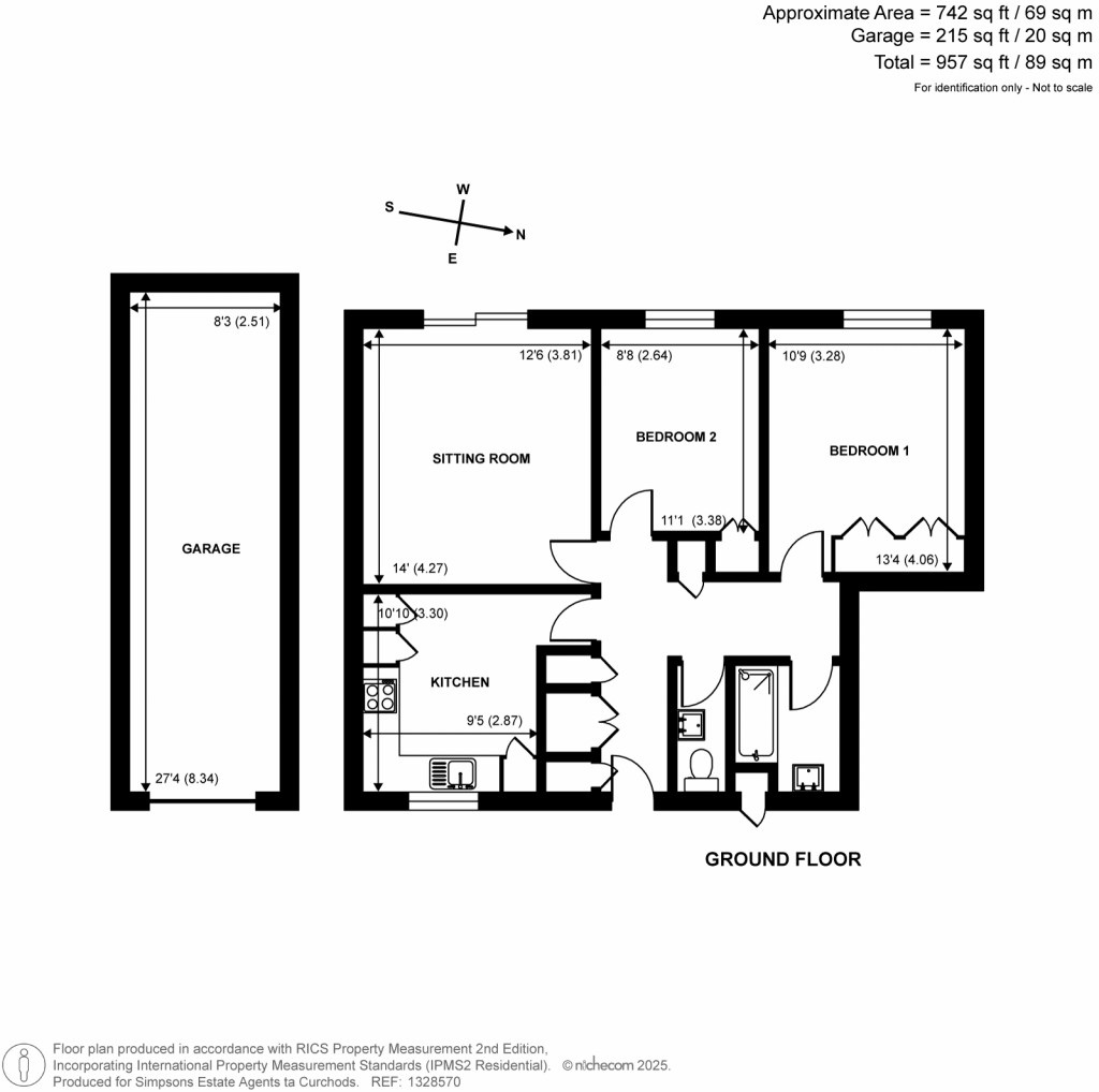 Floorplans For Wendela Close, Woking, Surrey