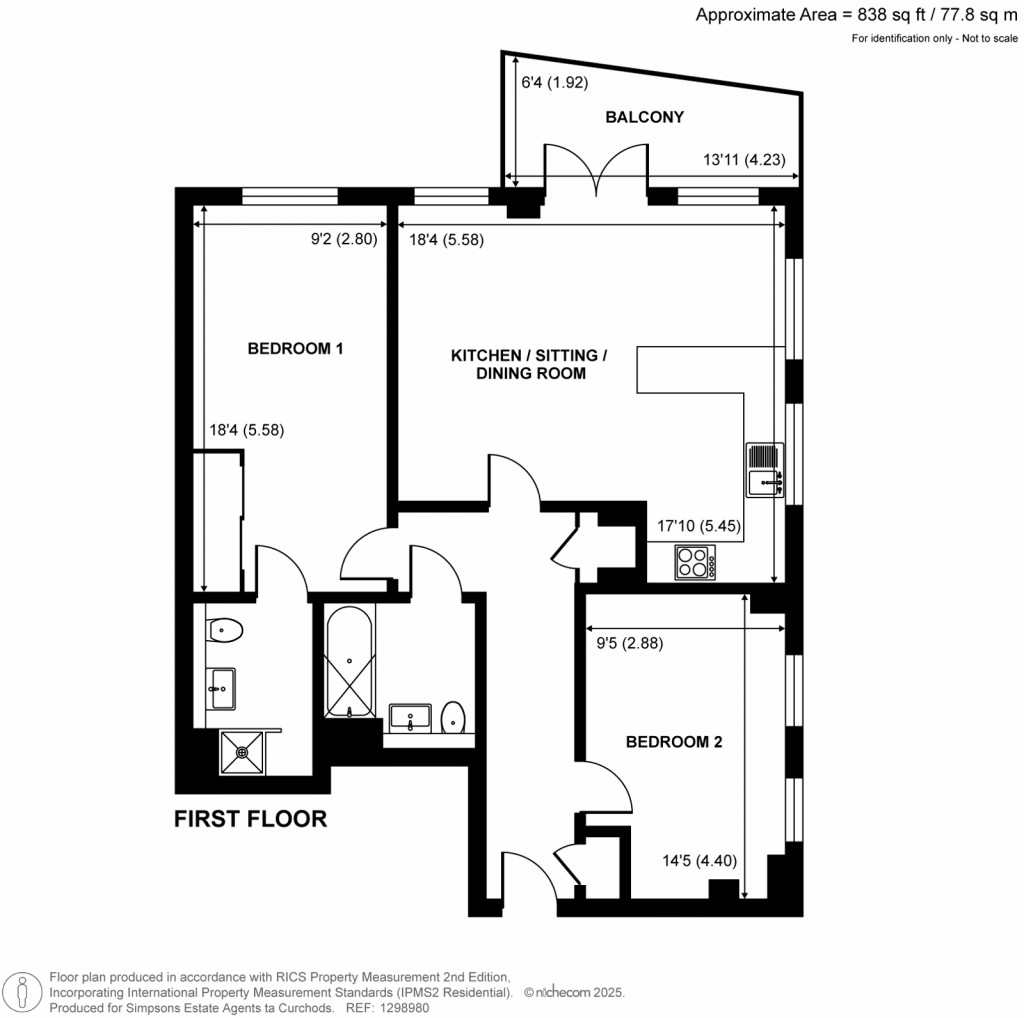 Floorplans For Sycamore Avenue, Woking, Surrey, GU22