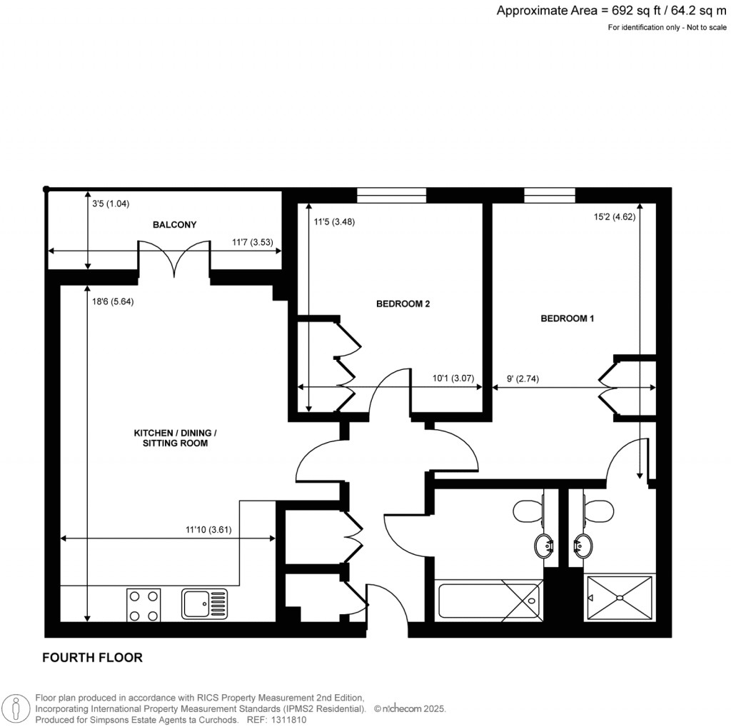 Floorplans For Guildford Road, Woking, Surrey