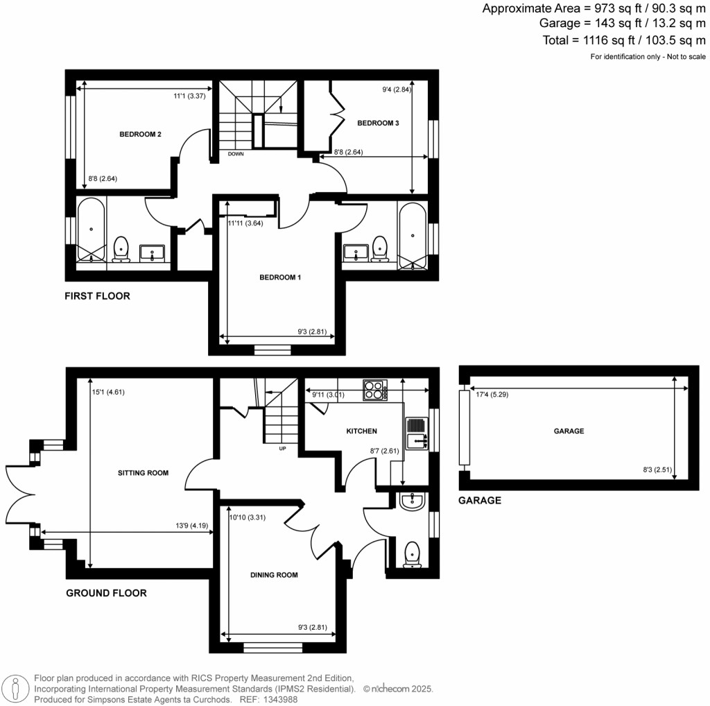 Floorplans For Ripley, Woking, Surrey