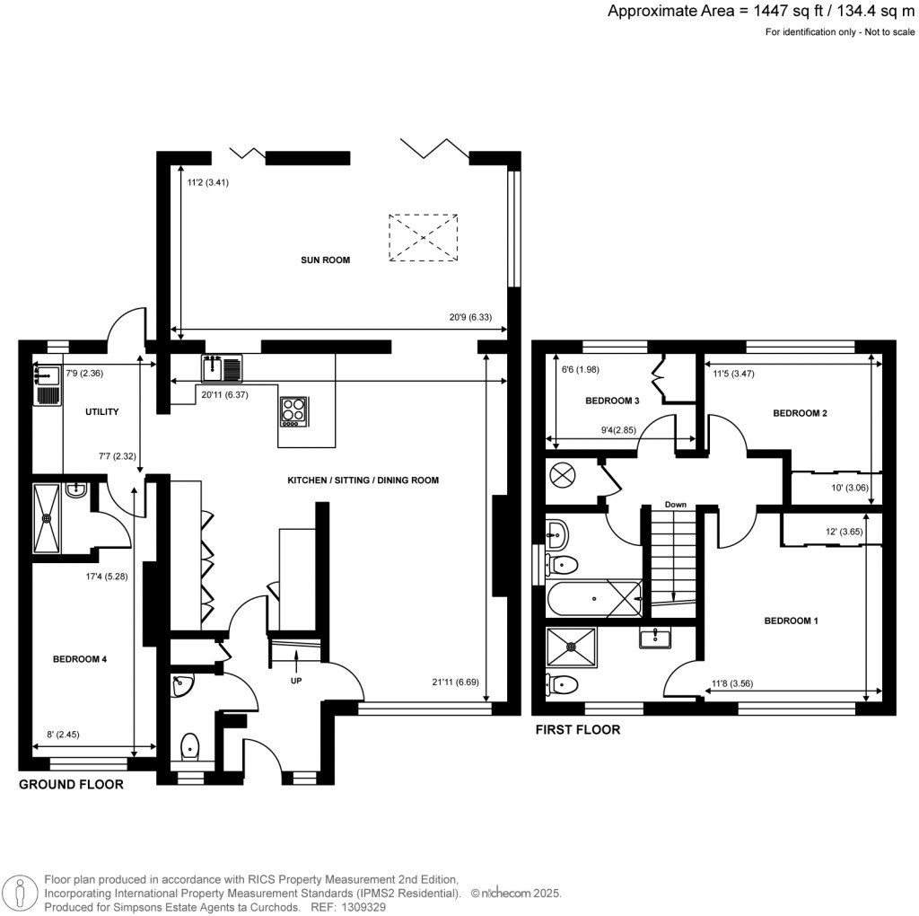 Floorplans For Send, Woking, Surrey