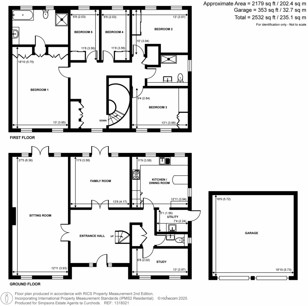 Floorplans For Allen House Park, Hook Heath, Surrey