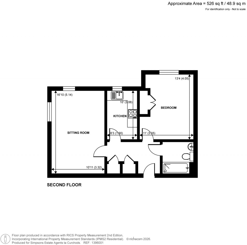 Floorplans For Heathside Road, Woking
