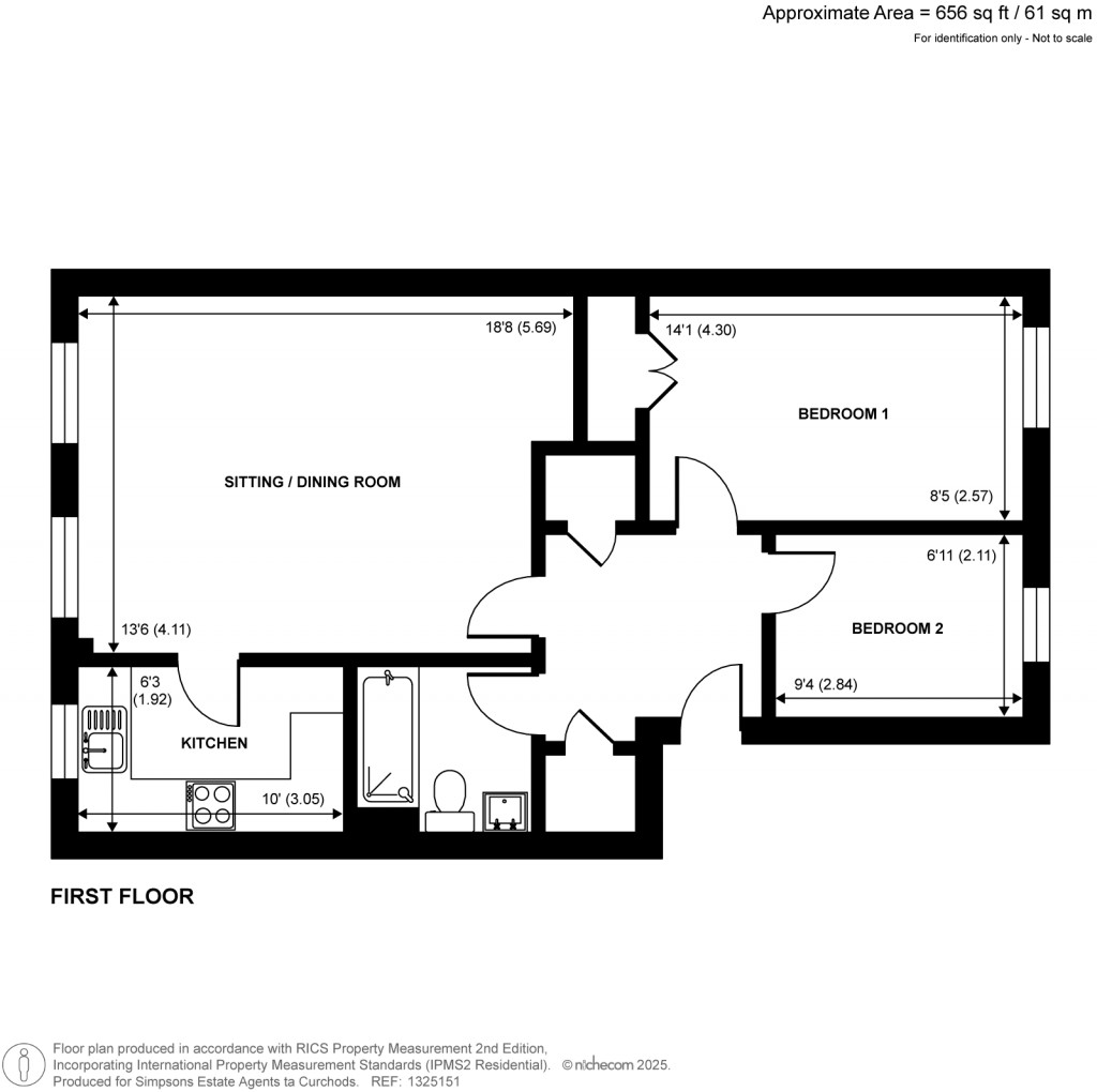 Floorplans For Knaphill, Woking, Surrey